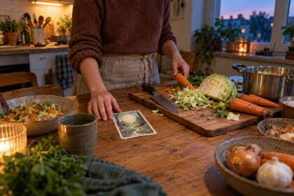 Tirer les cartes un soir de semaine, et le menu qui suit